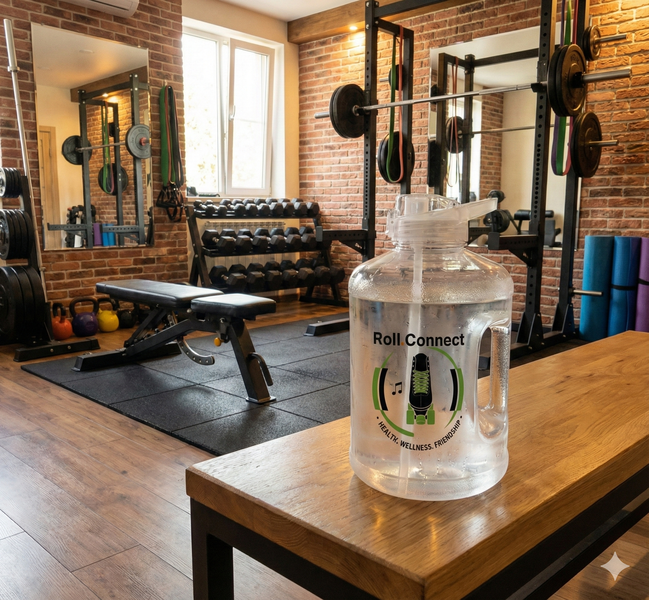 Roll.Connect Water Bottle